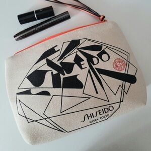 SHISEIDO Ginza Tokyo Canvas 
Makeup Bag